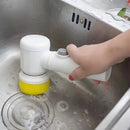 Escova de Limpeza Elétrica Recarregável 5 em 1 – Multiuso para Casa, Cozinha e Banheiro