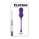Playboy Double Time Rechargeable Remote Controlled Vibrating Silicone Dual Kegel Balls Acai-0