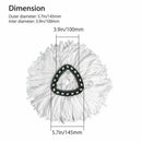 Refil Cabeça de Esfregão Microfibra Triangular - Reposição Lavável