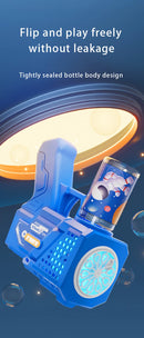 Máquina de Bolhas Automática Gatling 10 Buracos - Brinquedo Elétrico Infantil