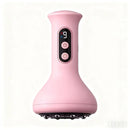 Massageador abdominal portátil recarregável USB com intensidade de ventosas Guasha ajustável para massagem de braço e pernas com compressa quente