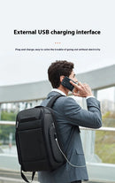 Mochila Negócios 35L Anti-Roubo Senha Impermeável