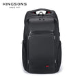 Kingsons mochilas masculinas 15 ''17'' laptop mochila carregador usb mochila anti-roubo para adolescente moda masculina viagem