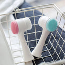 1 peça-limpador de patas de animais de estimação de silicone e escova de massagem-ferramenta de limpeza de cães de dupla face para casacos e garras saudáveis