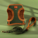 Conjunto de arnês e coleira super quente para cães, colete acolchoado de pele macia com chumbo para caminhada de animais de estimação, chihuahua, filhote de cachorro, cães pequenos e médios