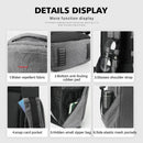 Tigernu homens anti roubo mochila 15.6 polegada portátil mochila sacos com porta usb sacos de viagem masculino mochila casual