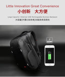 Kingsons mochilas masculinas 15 ''17'' laptop mochila carregador usb mochila anti-roubo para adolescente moda masculina viagem