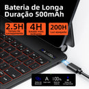 Teclado Mágico Português Bettdow Samsung Galaxy Tab S11/S10/S9/S8/S7 - Touchpad Retroiluminado Suporte Caneta