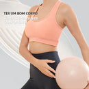 2 Peças, Sutiã esportivo sem costura, Push up respirável à prova de choque feminino cropped top, Sutiã esportivo, Roupa íntima