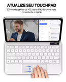 Teclado magnético para apple ipad pro 11 2018-2022 air 4 air 5 10.9 polegadas air 11 m2 2024 air 11 m3 2025