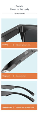 Óculos Bluetooth Inteligente Touch - Fone Ouvido Sem Fio