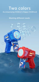 Máquina de Bolhas Automática Gatling 10 Buracos - Brinquedo Elétrico Infantil