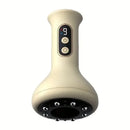 Massageador abdominal portátil recarregável USB com intensidade de ventosas Guasha ajustável para massagem de braço e pernas com compressa quente