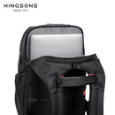 Kingsons mochilas masculinas 15 ''17'' laptop mochila carregador usb mochila anti-roubo para adolescente moda masculina viagem