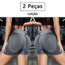 2 Peças, Calças Femininas de Ioga Com Controle de Barriga E bumbum, Cintura Alta, Leggings de Corrida, Shorts de Treino