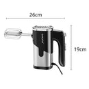 Mixer Elétrico 800W - Batedeira Manual 5 Velocidades Inox