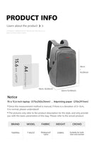 Tigernu homens anti roubo mochila 15.6 polegada portátil mochila sacos com porta usb sacos de viagem masculino mochila casual